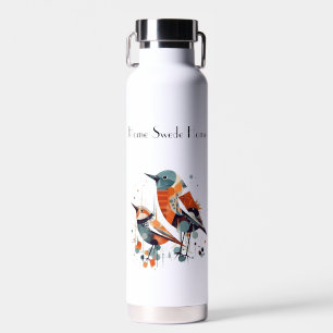 Scandi Aviary Duet, individuell Trinkflasche