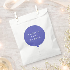 Scandi Balloon | Minimalistisch Blue Baby Dusche Geschenktütchen