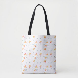 Scandi Bee Pattern Tote Bag Tasche