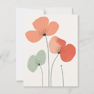 Scandi Bloom No.298 Postkarte