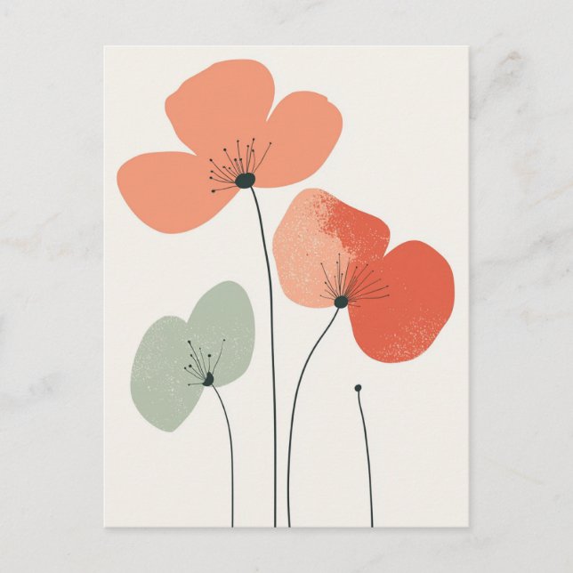 Scandi Bloom No.298 Postkarte (Vorderseite)