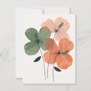 Scandi Bloom No.301 Postkarte