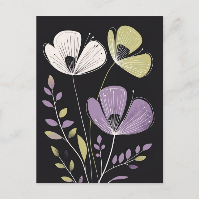 Scandi Bloom No.308 Postkarte (Vorderseite)