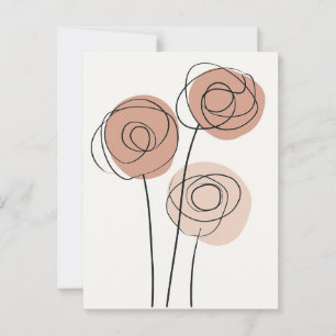 Scandi Bloom Nr. 281 Postkarte