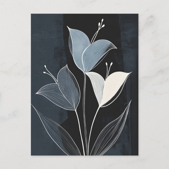 Scandi Bloom Nr. 304 Postkarte (Vorderseite)