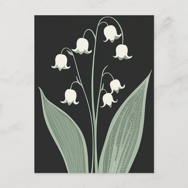 Scandi Bloom Nr. 312 Postkarte (Vorderseite)