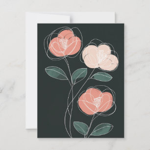 Scandi Bloom Nr. 313 Postkarte