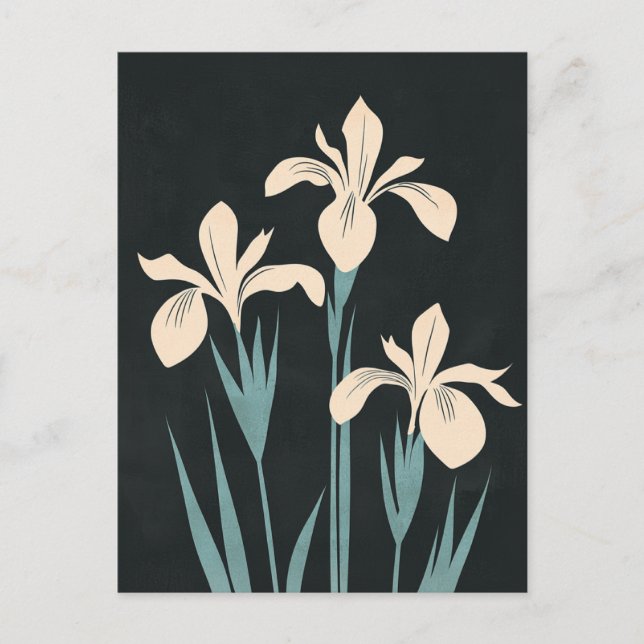 Scandi Bloom Nr. 315 Postkarte (Vorderseite)