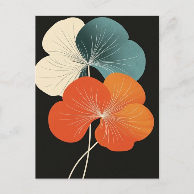 Scandi Bloom Nr. 324 Postkarte (Vorderseite)