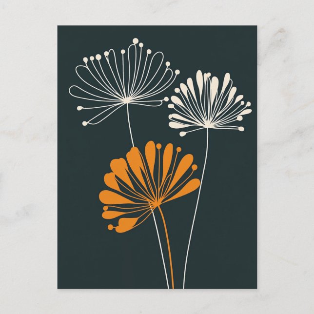 Scandi Bloom Nr. 326 Postkarte (Vorderseite)