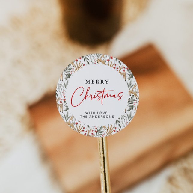 Scandi Christmas Sticker Holiday Label Nordic Deh (Von Creator hochgeladen)