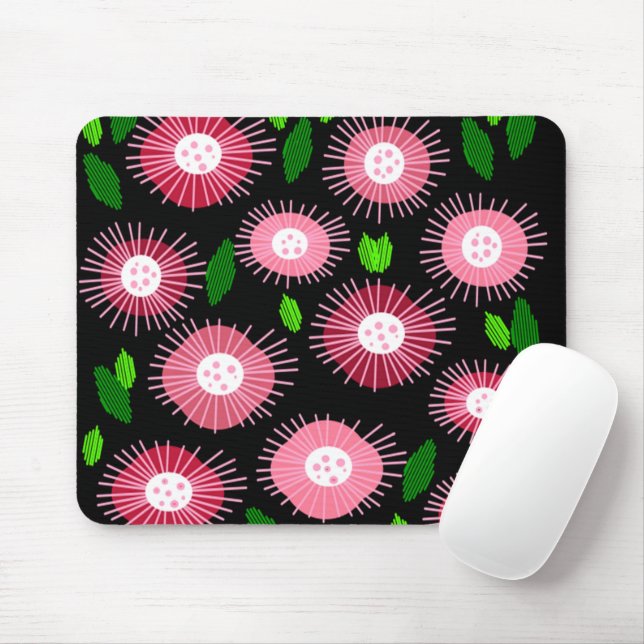 Scandi Flower Garden Mousepad (Mit Mouse)