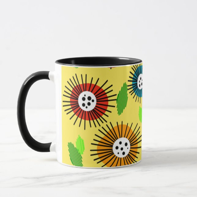 Scandi Flower Garden Tasse (Links)