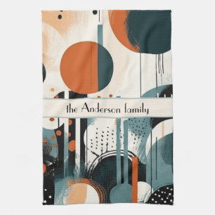 Scandi Groove, individuell Geschirrtuch