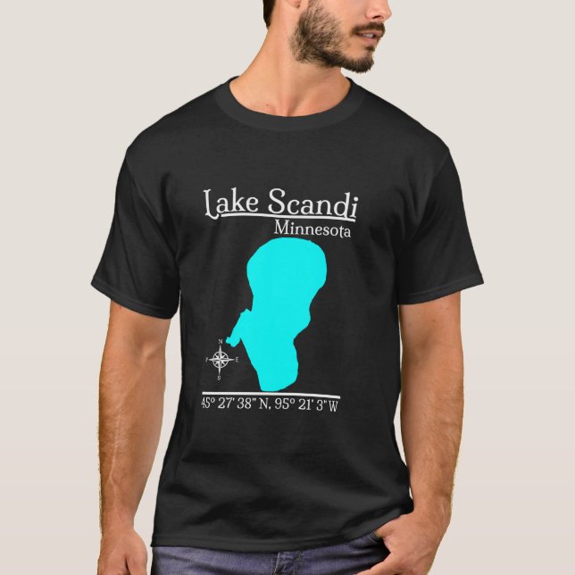 Scandi Minnesota Long Sleeve T Shirt (Vorderseite)