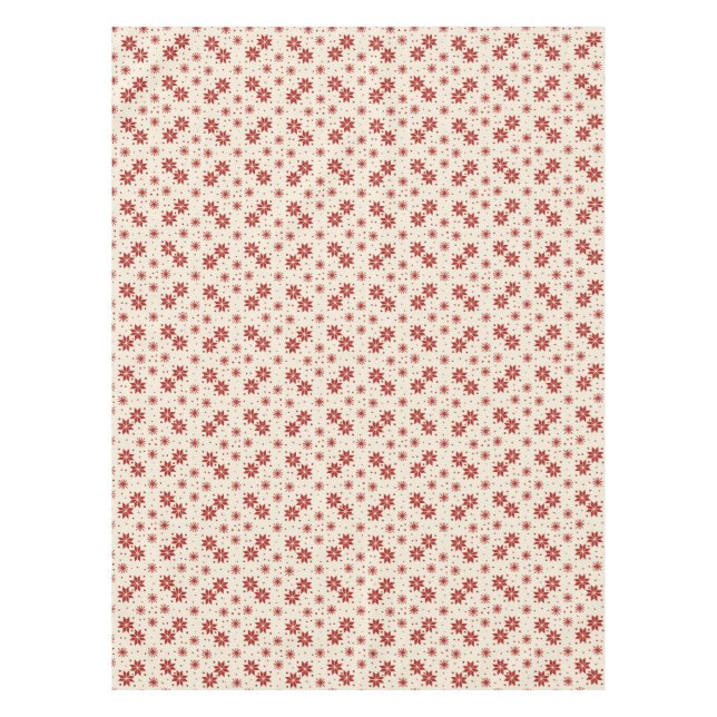 Scandi Starburst Snowflake Tischdecke (Vorderseite)