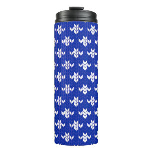 SCANDIA BLAU GESTRICKT Thermal Tumbler Thermosbecher