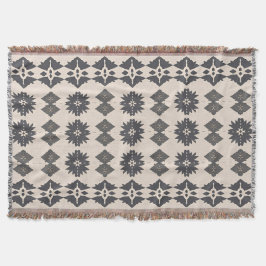 Scandinavian Boho Diamond Pattern Decke