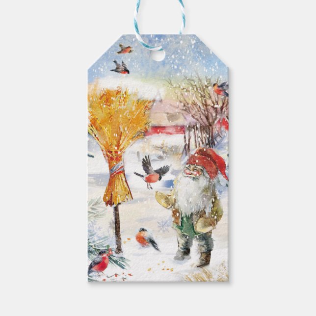 Scandinavian Christmas Geschenkanhänger (Vorderseite)