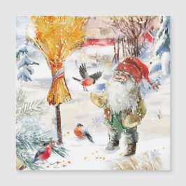 Scandinavian Christmas Magnetkarte