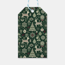 Scandinavian Christmas Time Geschenkanhänger
