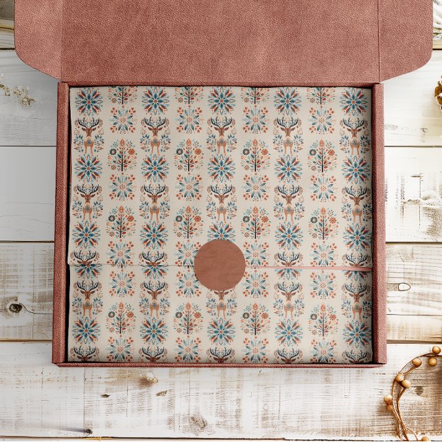 Scandinavian Deer Holiday Seidenpapier (Von Creator hochgeladen)