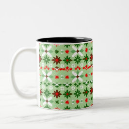 Scandinavian Fair Isle Christmas Edition 4 Zweifarbige Tasse
