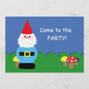 Scandinavian Gnome Anpassungsfähiges Party Einladung
