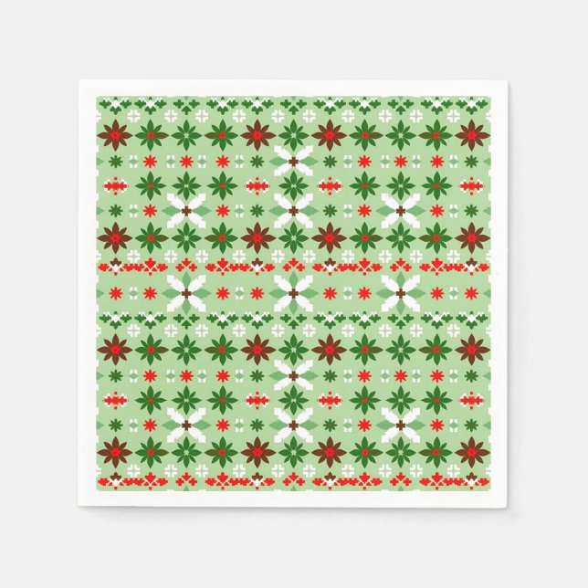 Scandinavian Selburose Christmas Edition 4 Serviette (Vorderseite)