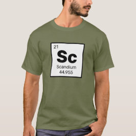 Scandium/Periodische Tabelle - T - Shirt der SC-El