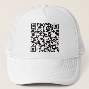 Scannable QR Barcode Truckerkappe