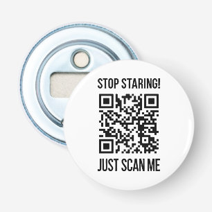 Scannen Sie den QR-Code für einen Motivierend Boos Flaschenöffner