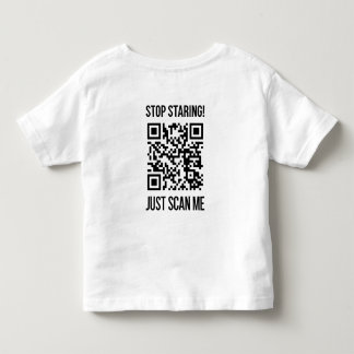 Scannen Sie den QR-Code für einen Motivierend Boos Kleinkind T-shirt