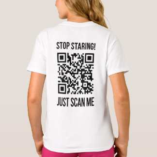 Scannen Sie den QR-Code für einen Motivierend Boos T-Shirt