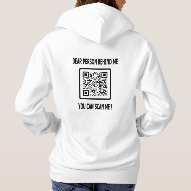Scannen Sie den QR-Code für Inspiration Hoodie (Rückseite)