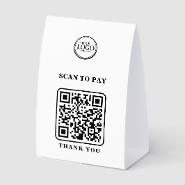 Scannen Sie den QR-Code, um das Tischzelt-Schild z Tischaufsteller