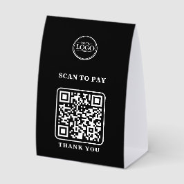 Scannen Sie den QR-Code, um das Tischzelt-Schild z Tischaufsteller