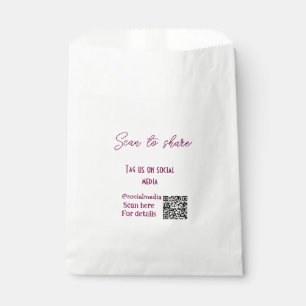 Scannen Sie den Tag, um ihn auf Social Media zu te Geschenktütchen