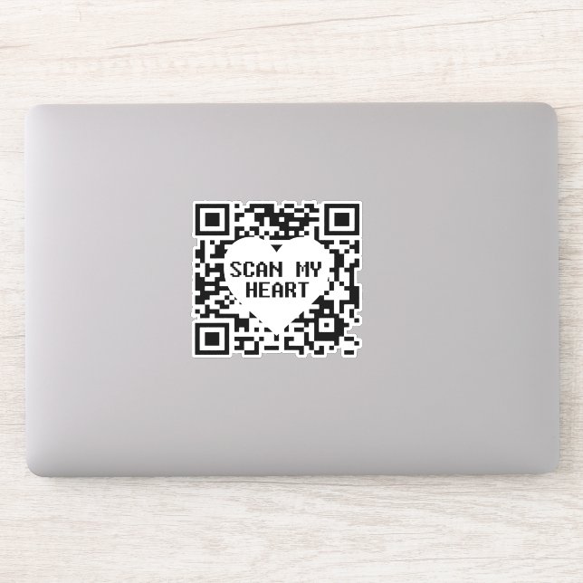 Scannen Sie meinen Heftsticker Aufkleber (Computer)