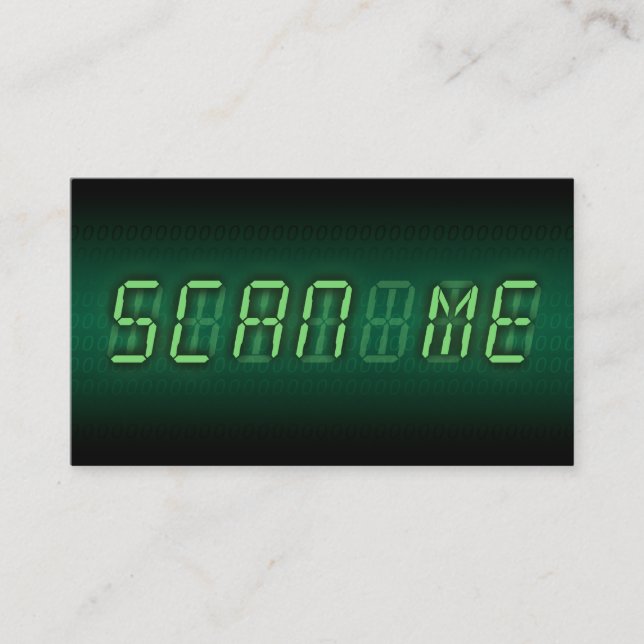 SCANNEN SIE MICH: digitales Auslesen Visitenkarte (Vorderseite)