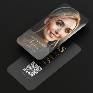 Scannen Sie mich Persönliches Branding QR Code Soc Visitenkarte