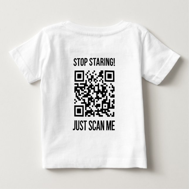 Scannen Sie mich: Tun Sie, was Ihr Soul glücklich  Baby T-shirt (Rückseite)