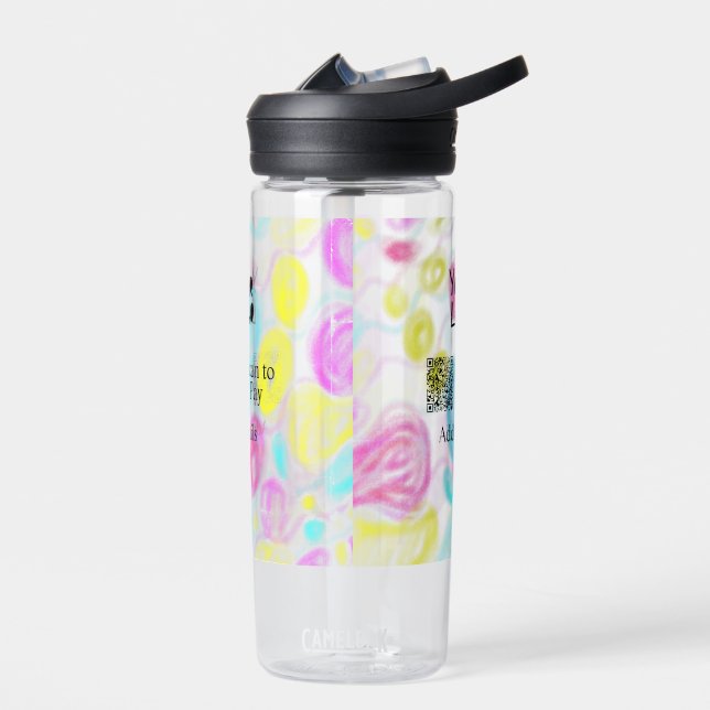 Scannen Sie mit dem Q R Firmenlogo (Regenbogenkohl Trinkflasche (Links)