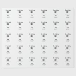 Scannen Sie QR-Code, um E-Mail der Website hinzuzu Geschenkpapier