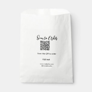 Scannen Sie QR-Code, um E-Mail der Website hinzuzu Geschenktütchen