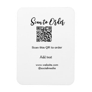 Scannen Sie QR-Code, um E-Mail der Website hinzuzu Magnet