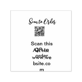 Scannen Sie QR-Code, um E-Mail der Website hinzuzu Permastempel