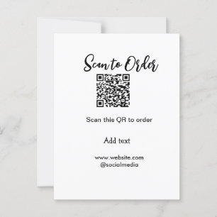 Scannen Sie QR-Code, um E-Mail der Website hinzuzu Postkarte