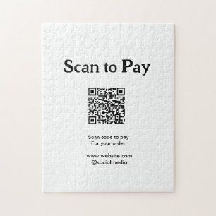 Scannen Sie, um für die Bestellung QR-Code auf der