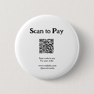 Scannen Sie, um für die Bestellung QR-Code-Website Button
